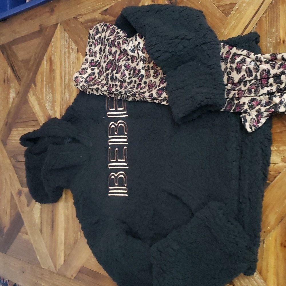 BEBE fluffy hoodie & leggings